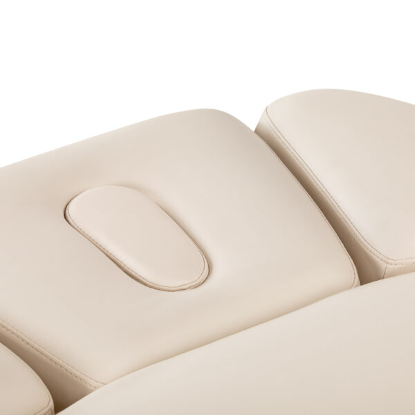 Elektrische SPA-ligstoel Sillon Relax crème met lichtbruine basis 11