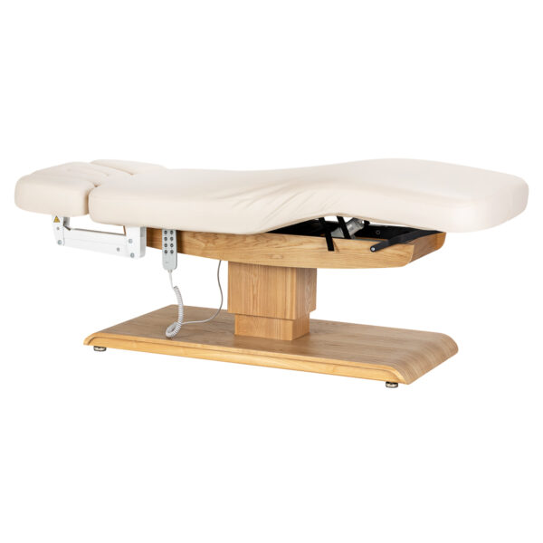 Elektrische SPA-ligstoel Sillon Relax crème met lichtbruine basis 3