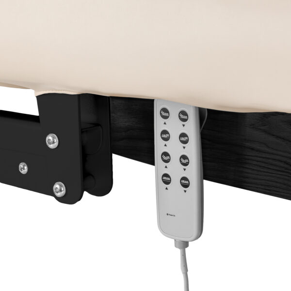 Elektrische SPA-ligstoel Sillon Relax crème met zwarte voet 7