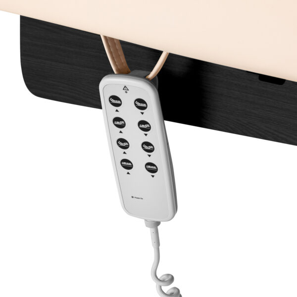 Elektrische SPA-ligstoel Sillon Siesta crème met zwarte voet 7