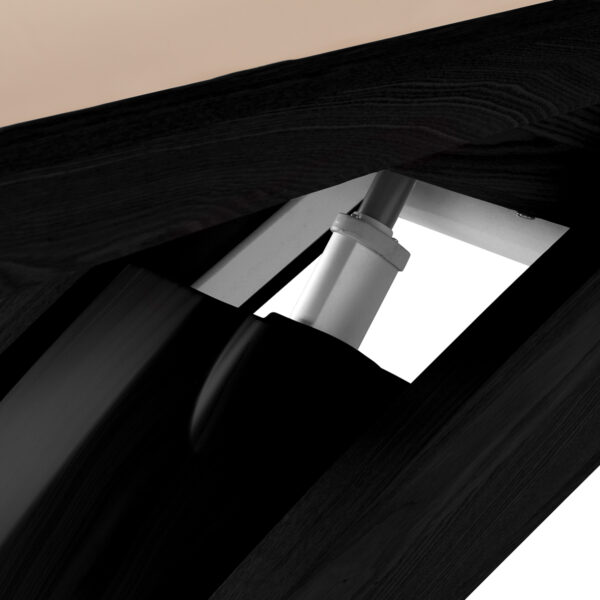 Elektrische SPA-ligstoel Sillon Siesta crème met zwarte voet 13