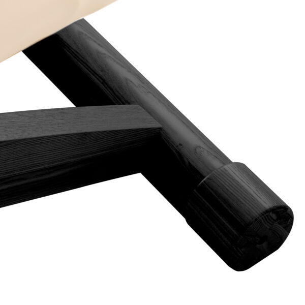 Elektrische SPA-ligstoel Sillon Siesta crème met zwarte voet 19