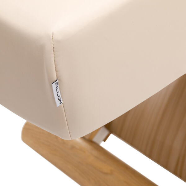 Elektrische SPA-ligstoel Sillon Siesta crèmekleurig met lichtbruine basis 11