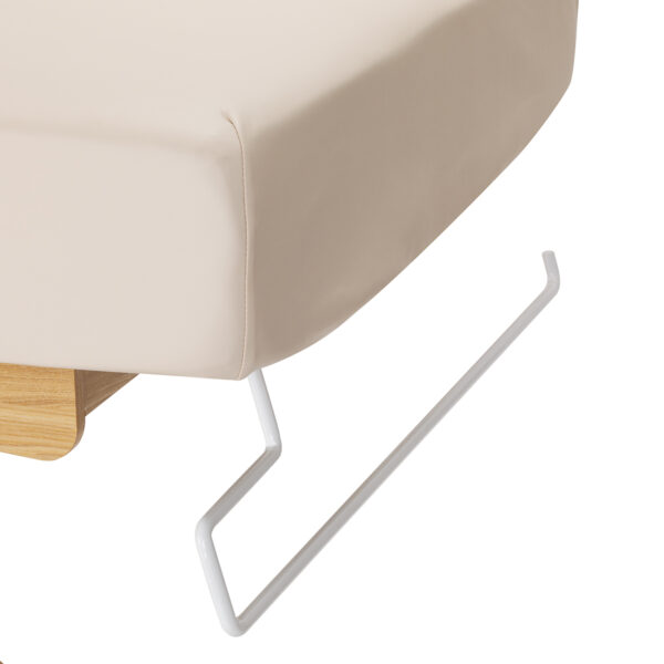 Elektrische SPA-ligstoel Sillon Siesta crèmekleurig met lichtbruine basis 17