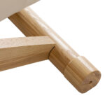 Elektrische SPA-ligstoel Sillon Siesta crèmekleurig met lichtbruine basis 19