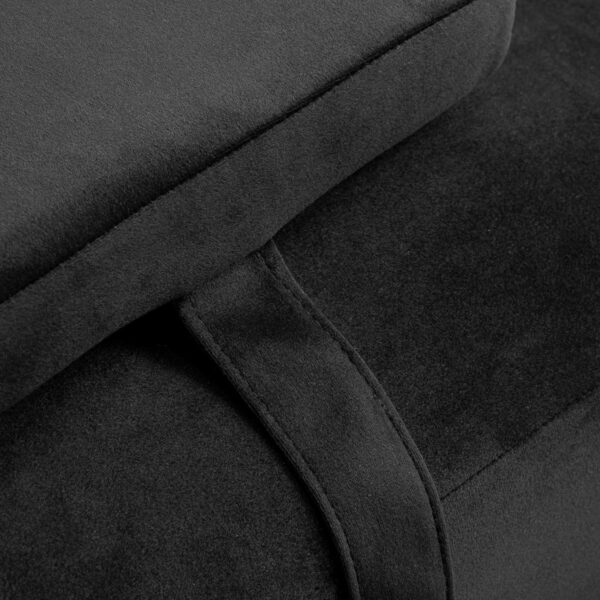 Sillon Corona wimper behandelstoel zwart met gouden voetstuk 6