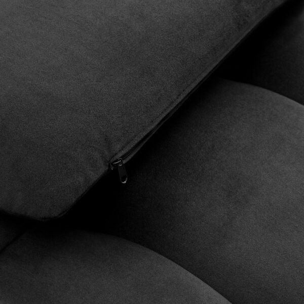 Sillon Corona wimper behandelstoel zwart met gouden voetstuk 7