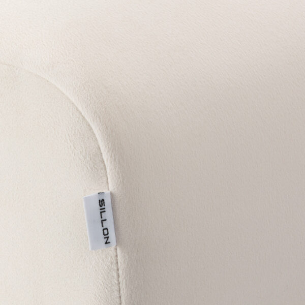 Witte Sillon Umbra wimper behandelstoel met gouden voet 7