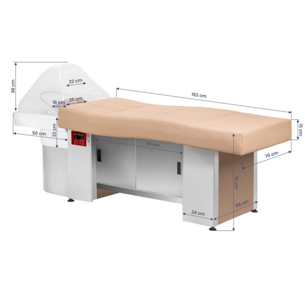 Gabbiano Head Spa 017B haarwasbed beige 17