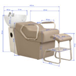 Kapper wasunit Omega Marina beige 14
