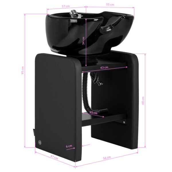 Kapper wasunit Omega Nautica zwart 16