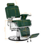 Kappersstoel Gabbiano Royal X groen 16
