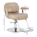 Kappersstoel Omega Astra beige 9