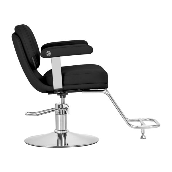 Kappersstoel Omega Astra zwart 2