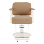 Kappersstoel Omega Aurora lichtbruin 3