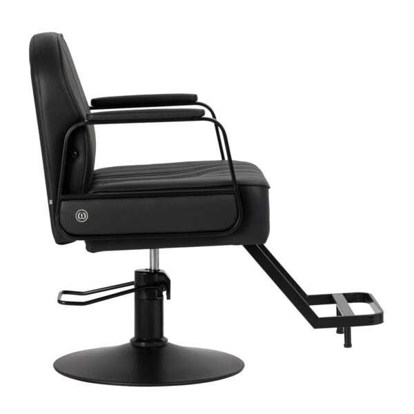 Kappersstoel Omega Luna zwart 2