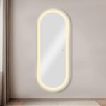BLISS ledspiegel ovaal dimbaar goud MUDI