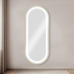 BLISS ledspiegel ovaal dimbaar goud MUDI