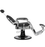 BUZZ barberstoel stijlvol aluminium frame zwart MUDI