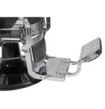 BUZZ barberstoel stijlvol aluminium frame zwart MUDI