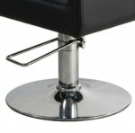 CHIC R kappersstoel ronde voet zwart MUDI