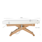CYX + massagetafel elektrisch 3-motorig wit WEELKO