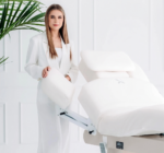 Eterna Beige elektrische beautybank 4 motoren wit Habys