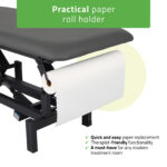 Fortis 2 elektrische behandeltafel handbediening hoofdkussen grijs Habys