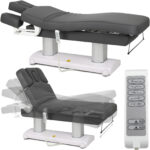 Gemini Flex elektrische behandeltafel verwarmd tafelblad grijs Habys