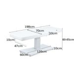HERN + behandeltafel 1 motor wit WEELKO