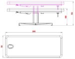HERN + behandeltafel 1 motor wit WEELKO