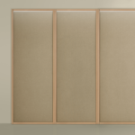 Ikon akoestisch paneel led-verlichting beige NAGGURA