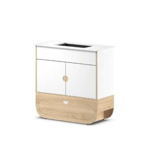 Ikon Hygiene S hygiënemodule quartz werkblad wit NAGGURA