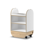 Ikon trolley met planken NAGGURA