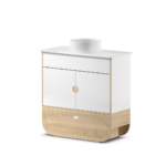 Ikon wasmeubel kwartsblad wit NAGGURA