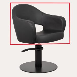 LIRA kappersstoel zwart PLANET HAIR
