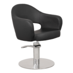 LIRA kappersstoel zwart PLANET HAIR