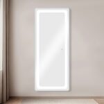 LUSH ledspiegel 170x70 cm dimbaar zilver MUDI