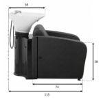 MULLET 2.0 wasunit compact kantelbare wasbak MUDI
