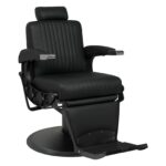 MUSTANG barberstoel elegant verticale stiknaad zwart MUDI