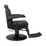 MUSTANG barberstoel elegant verticale stiknaad zwart MUDI