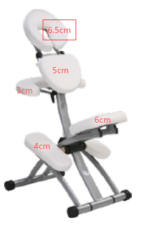 NOBU massagestoel aluminium frame COINFYCARE