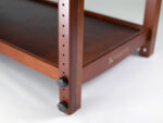 Nova houten behandelbank donker hout beige Habys