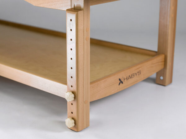 Nova Komfort houten behandelbank Vinyl Flex beige Habys
