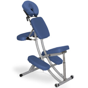 Prestige-Reh draagbare massagestoel Fast Lock blauw Habys