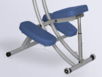 Prestige-Reh draagbare massagestoel Fast Lock blauw Habys
