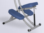 Prestige-Reh massagestoel pneumatische lift blauw Habys