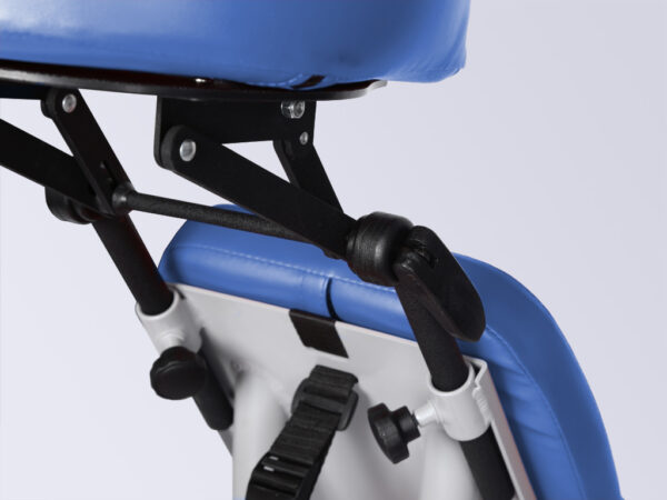 Prestige-Reh massagestoel pneumatische lift blauw Habys