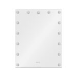 SHINE lichtspiegel modern randloos wit MUDI