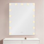 SHINE lichtspiegel modern randloos wit MUDI